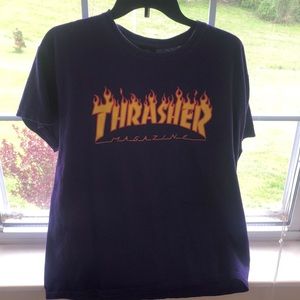 Purple thrasher shirt